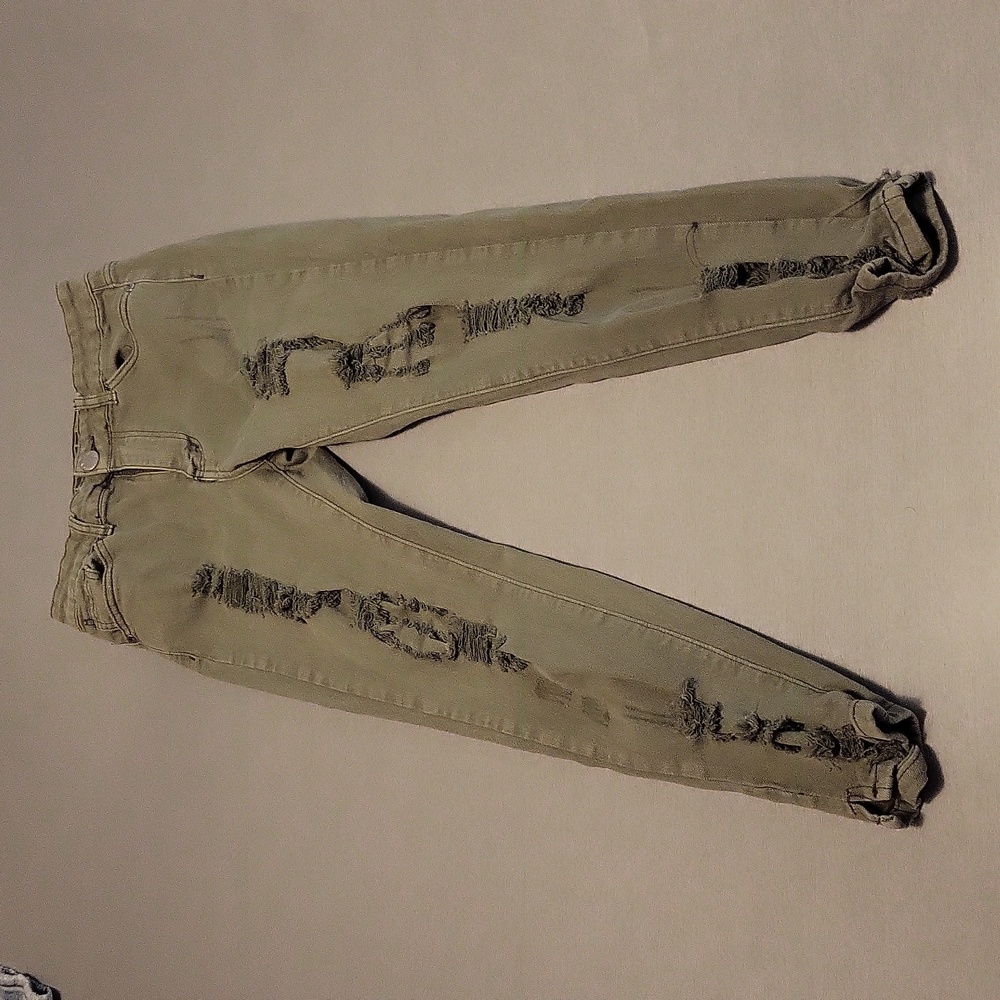 V.I.P army green jeans